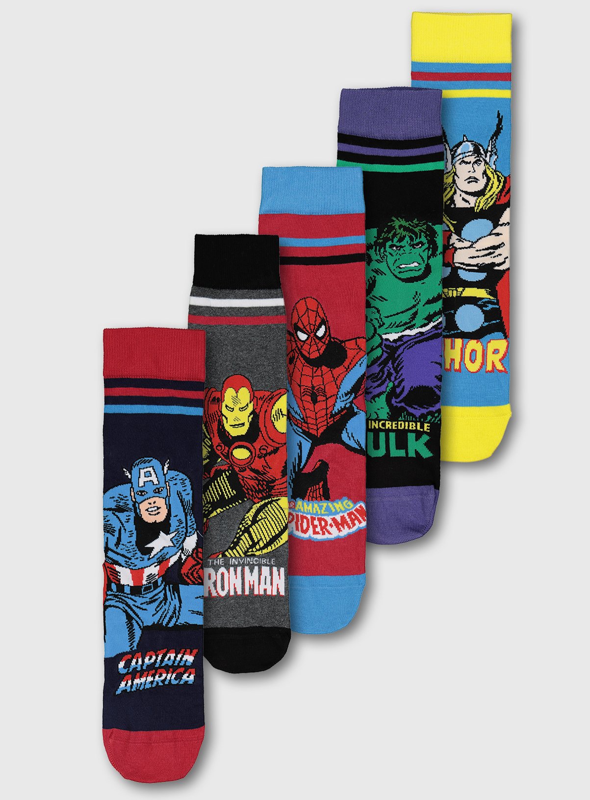 Marvel Comics Avengers Socks 5 Pack Review