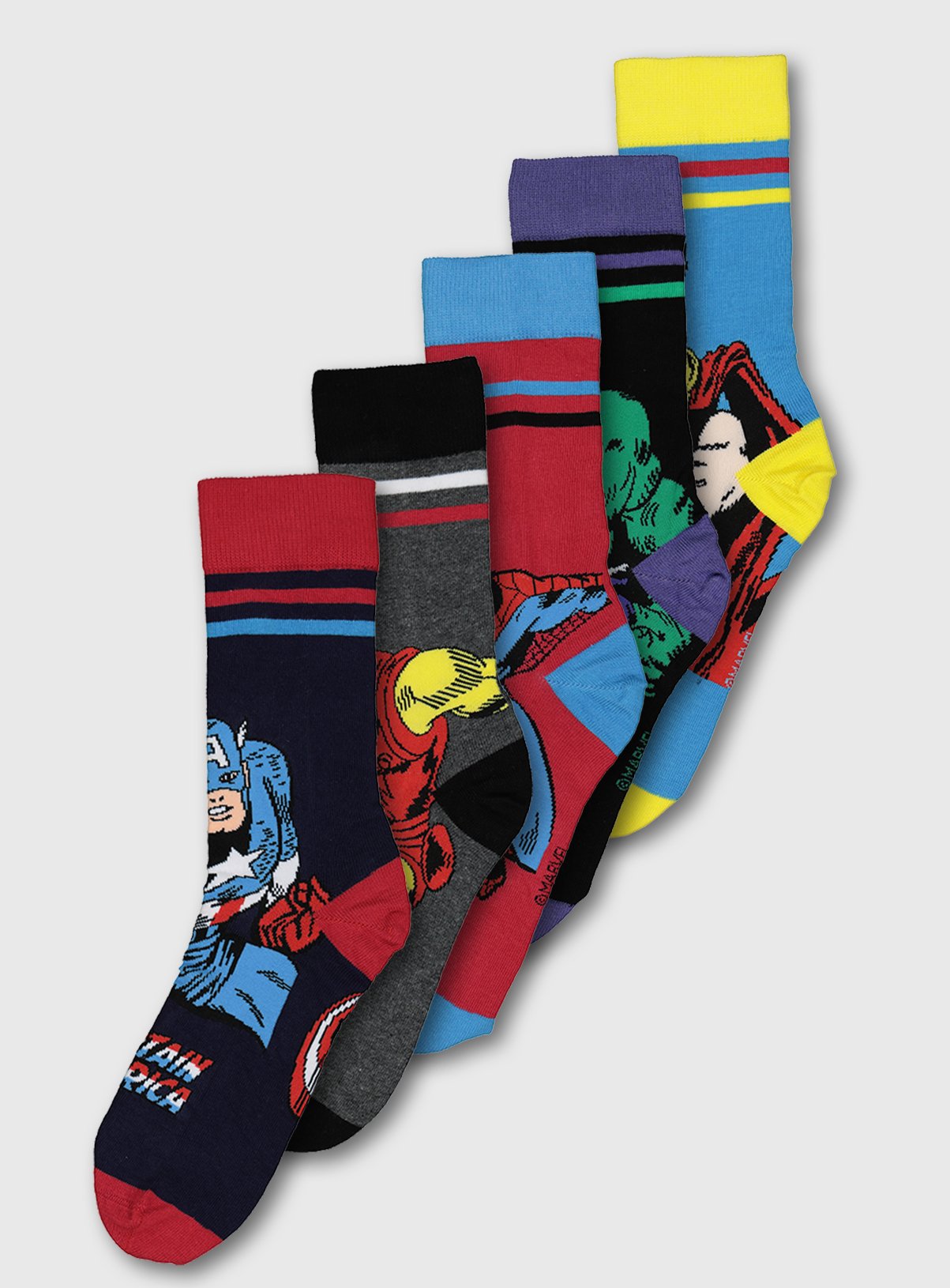 Marvel Comics Avengers Socks 5 Pack Review