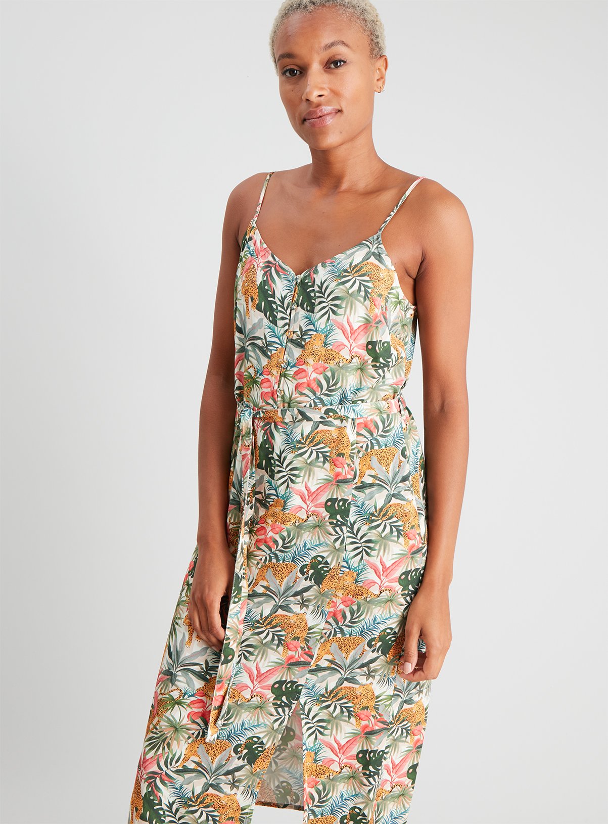 cami leopard print dress