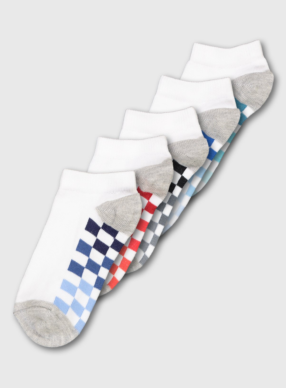 Chequerboard Trainer Sock 5 Pack Review