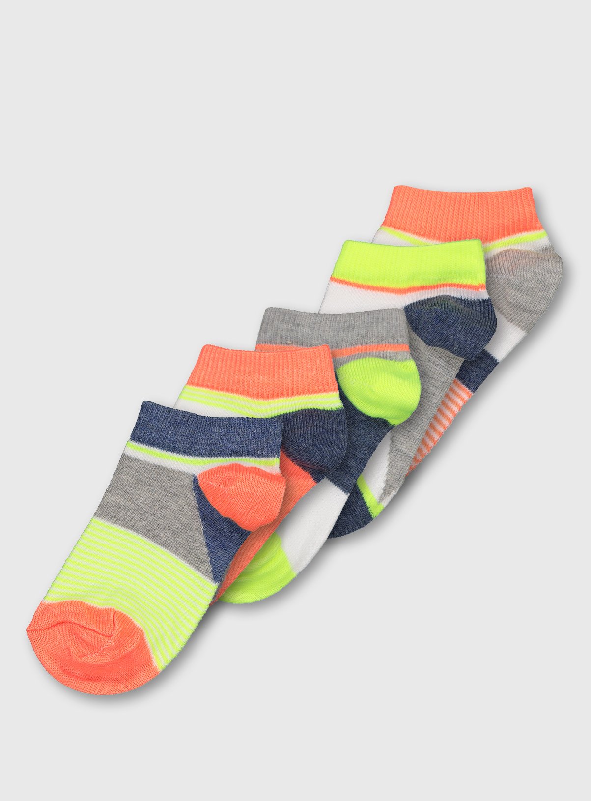 Neon Trainer Socks 5 Pack Review