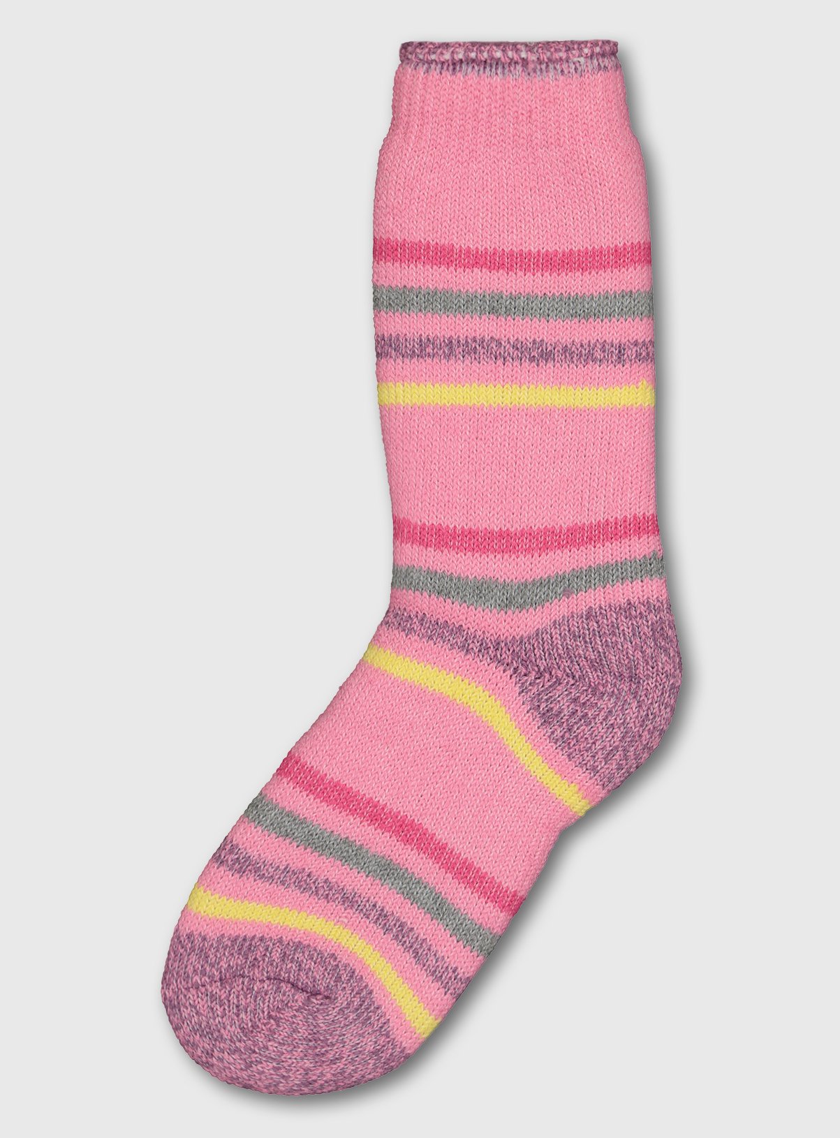 HEAT HOLDERS Pink 'Grandma' Striped Socks Review