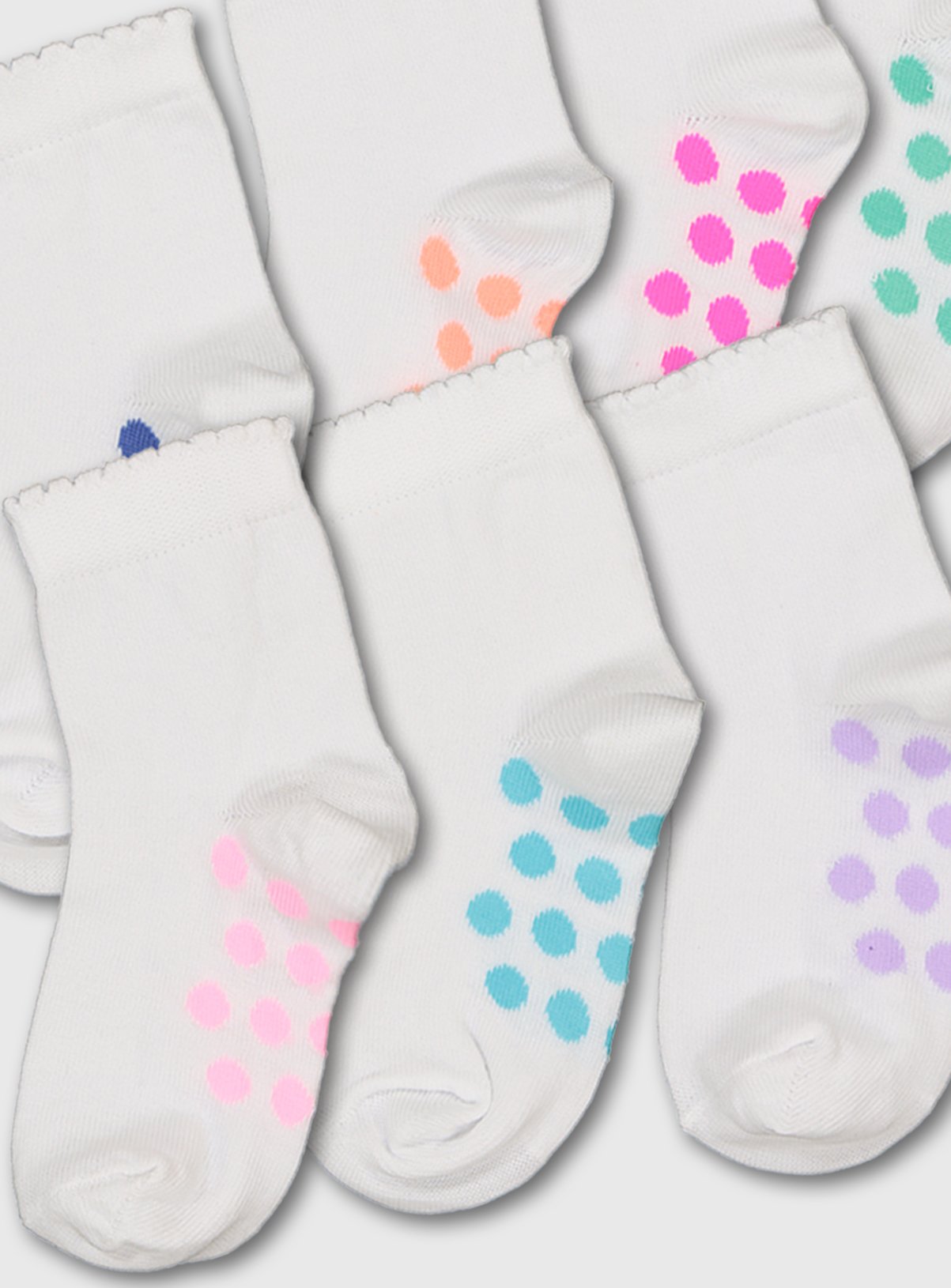 Neon Polka Dot Ankle Socks Review