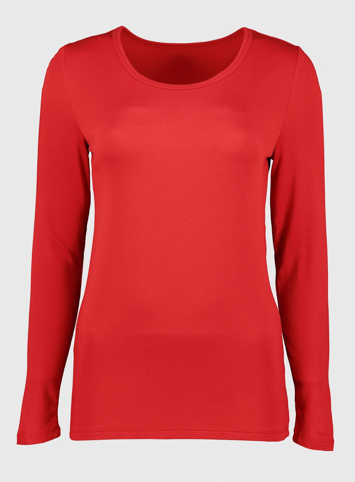SKU HEAT ACTIVE X WARM LS TOP HAUTE RED:Red:10 - Image 3