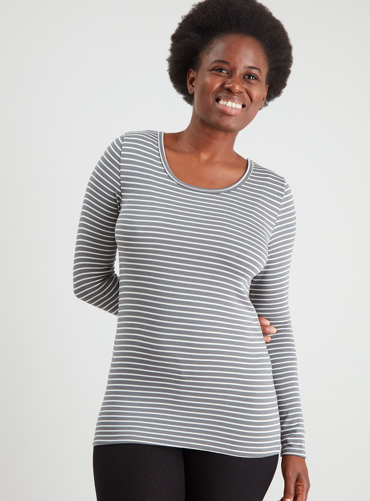 grey thermal top