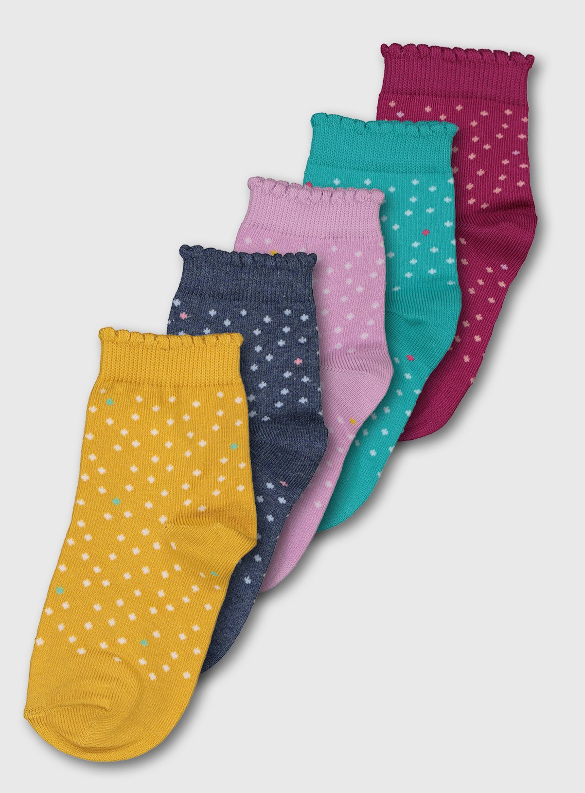 Tiny Spot Ankle Socks 5 Pack Review