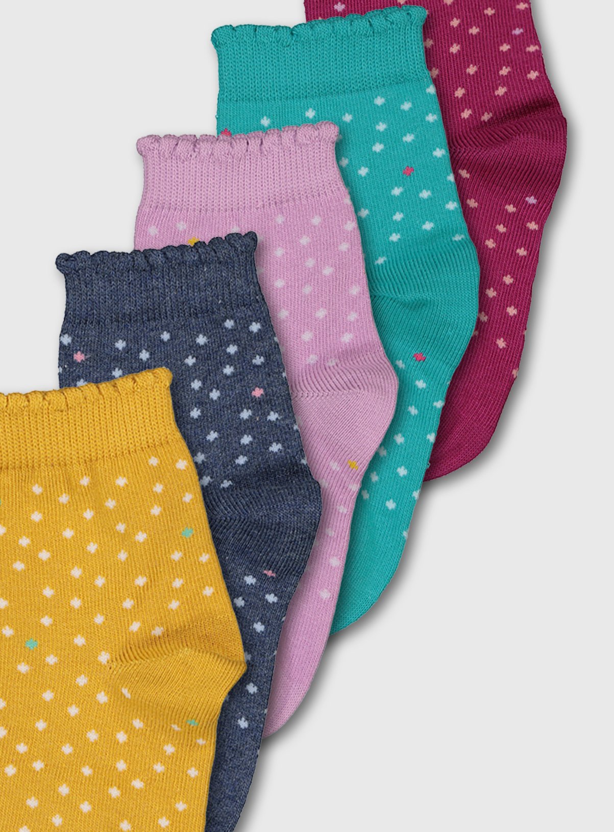 Tiny Spot Ankle Socks 5 Pack Review