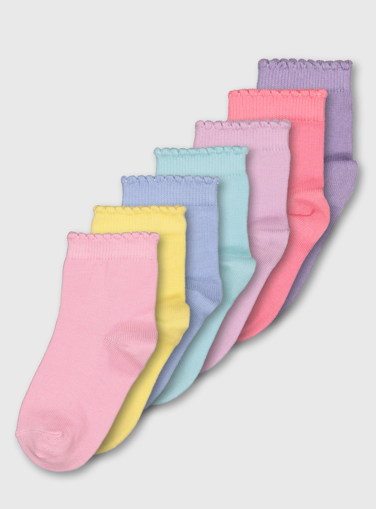 Pastel Ankle Socks 7 Pack Review