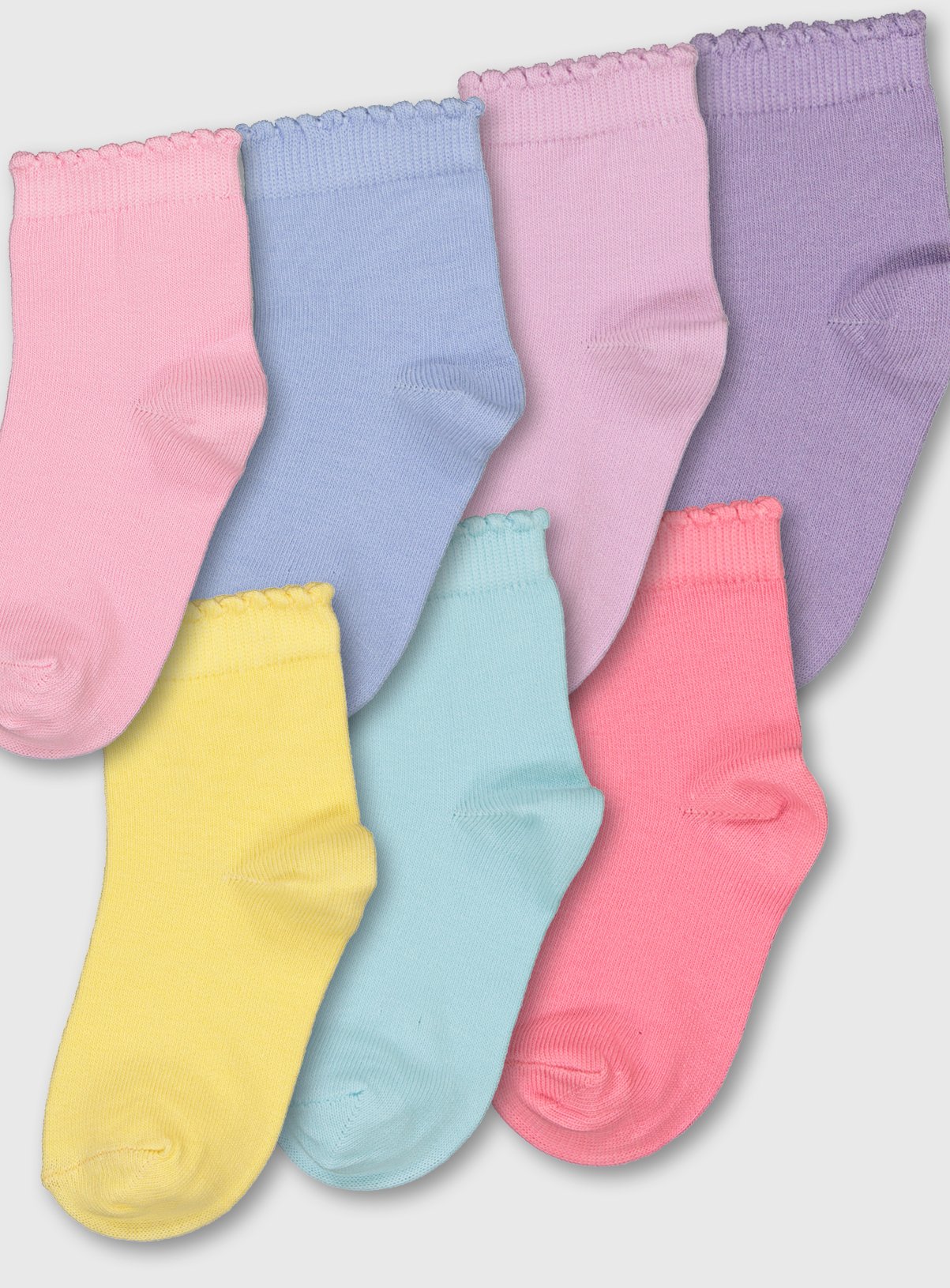 Pastel Ankle Socks 7 Pack Review