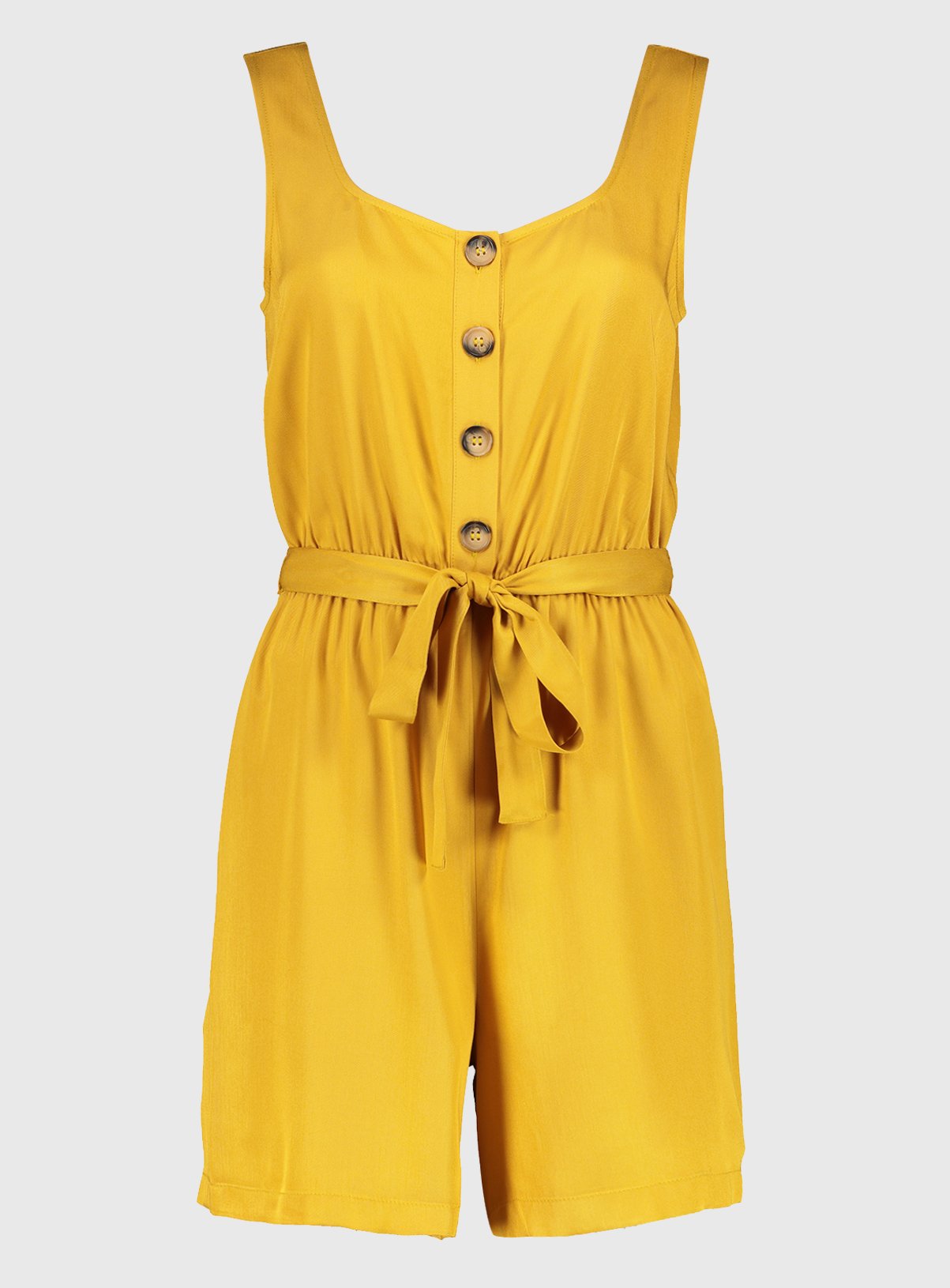 Yellow Belted Playsuit Review