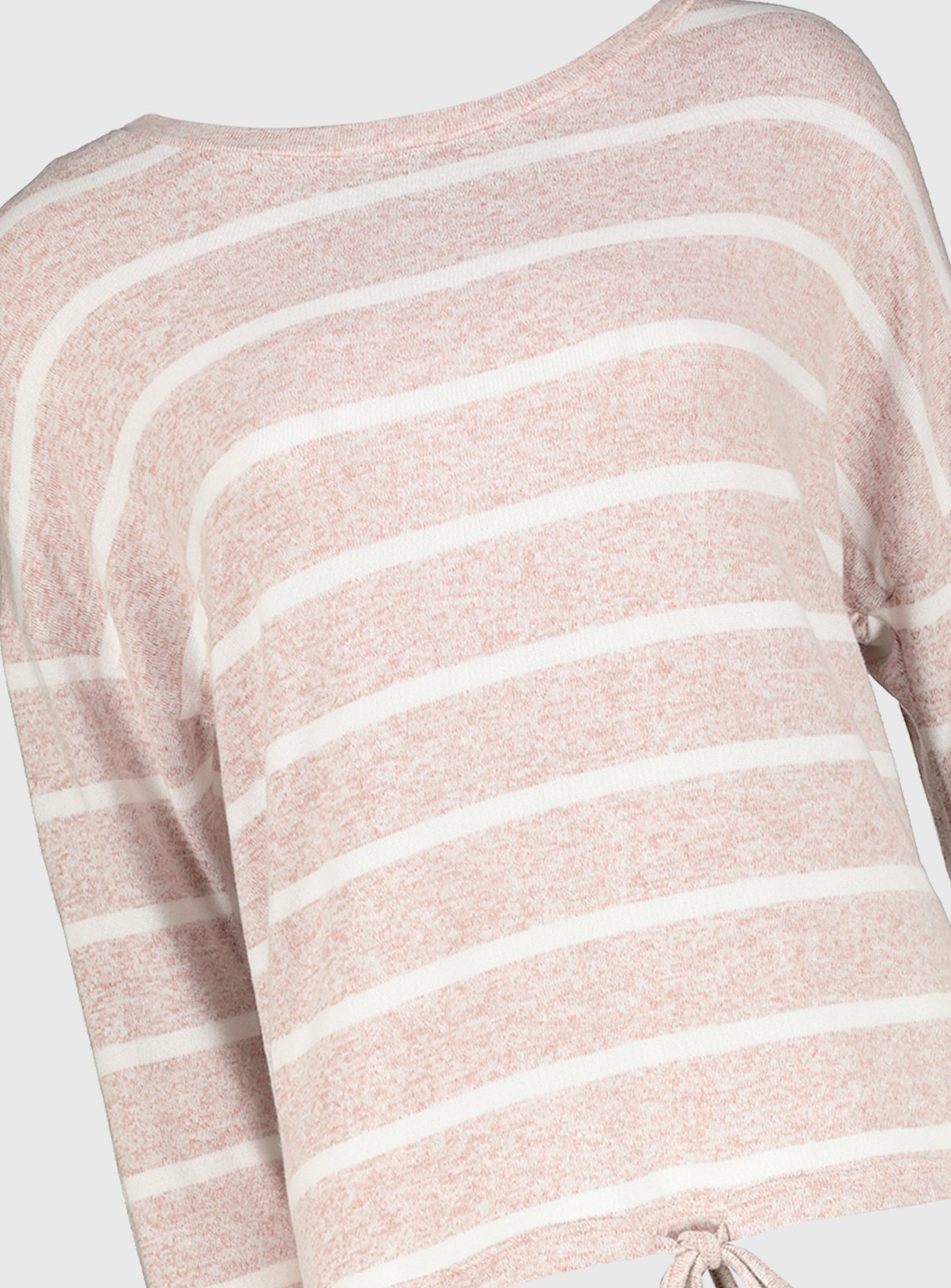 Pink Stripe Soft Knit Lounging Top Review