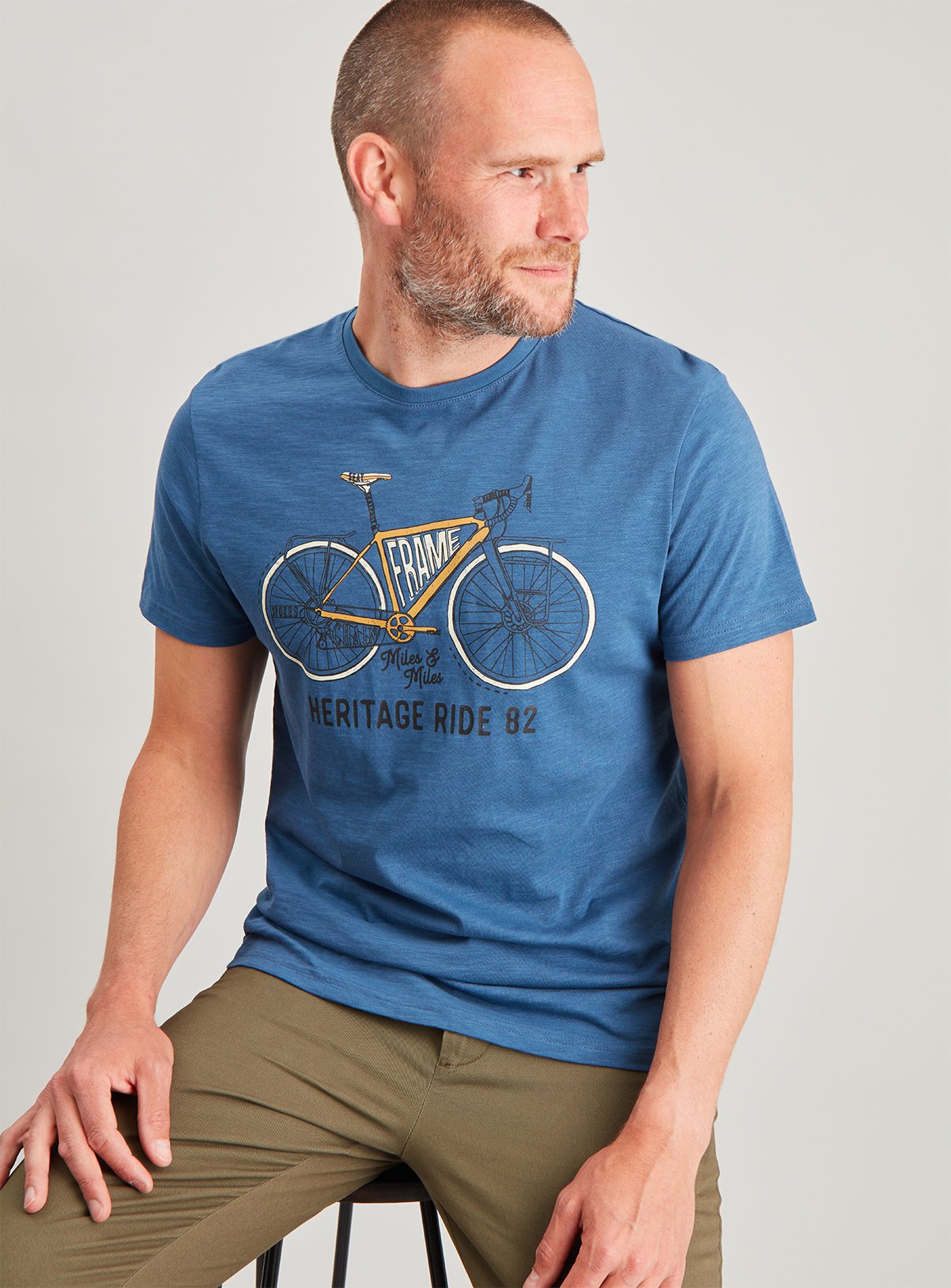 Blue Bicycle Graphic T-Shirt Review