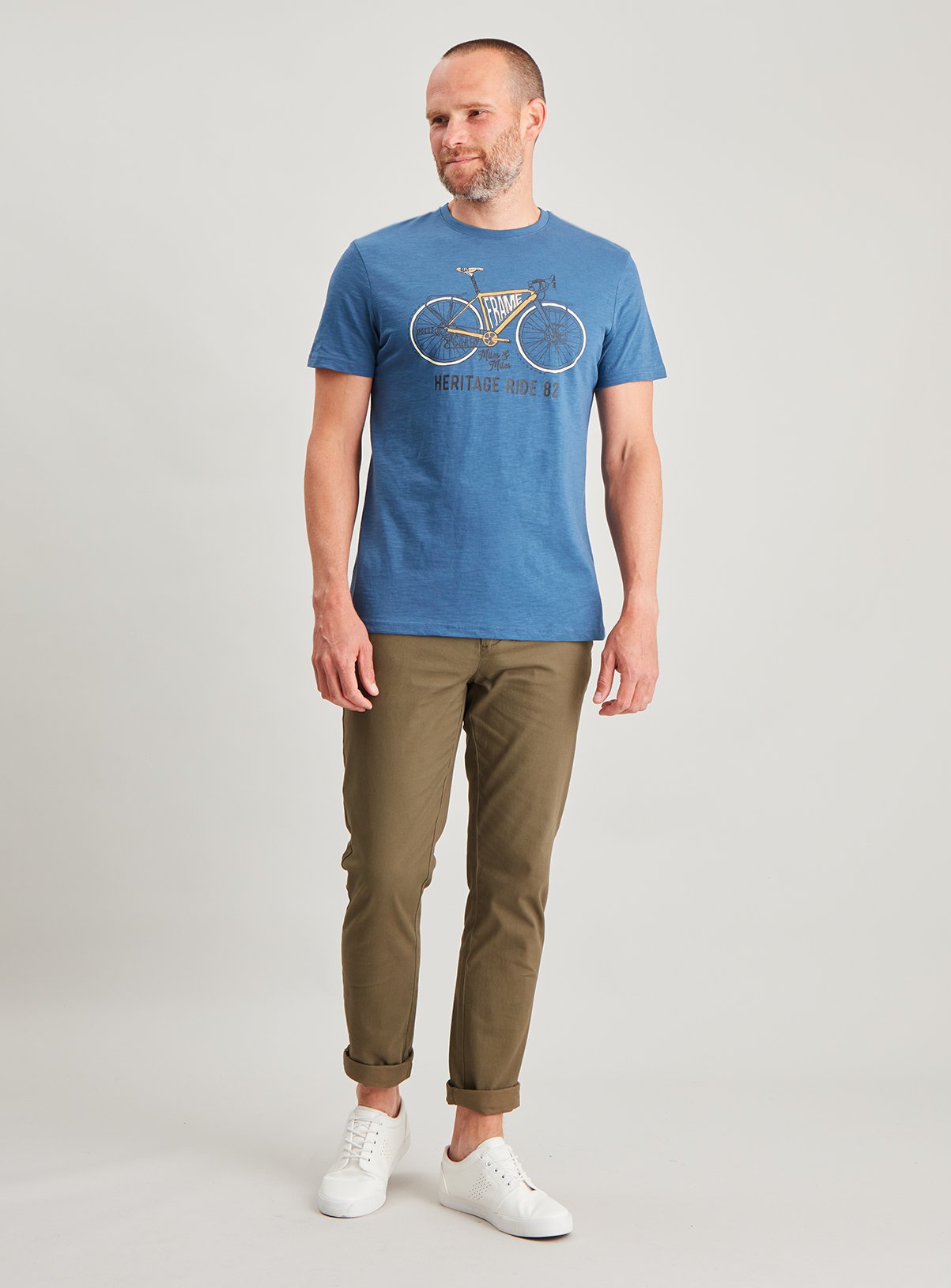 Blue Bicycle Graphic T-Shirt Review