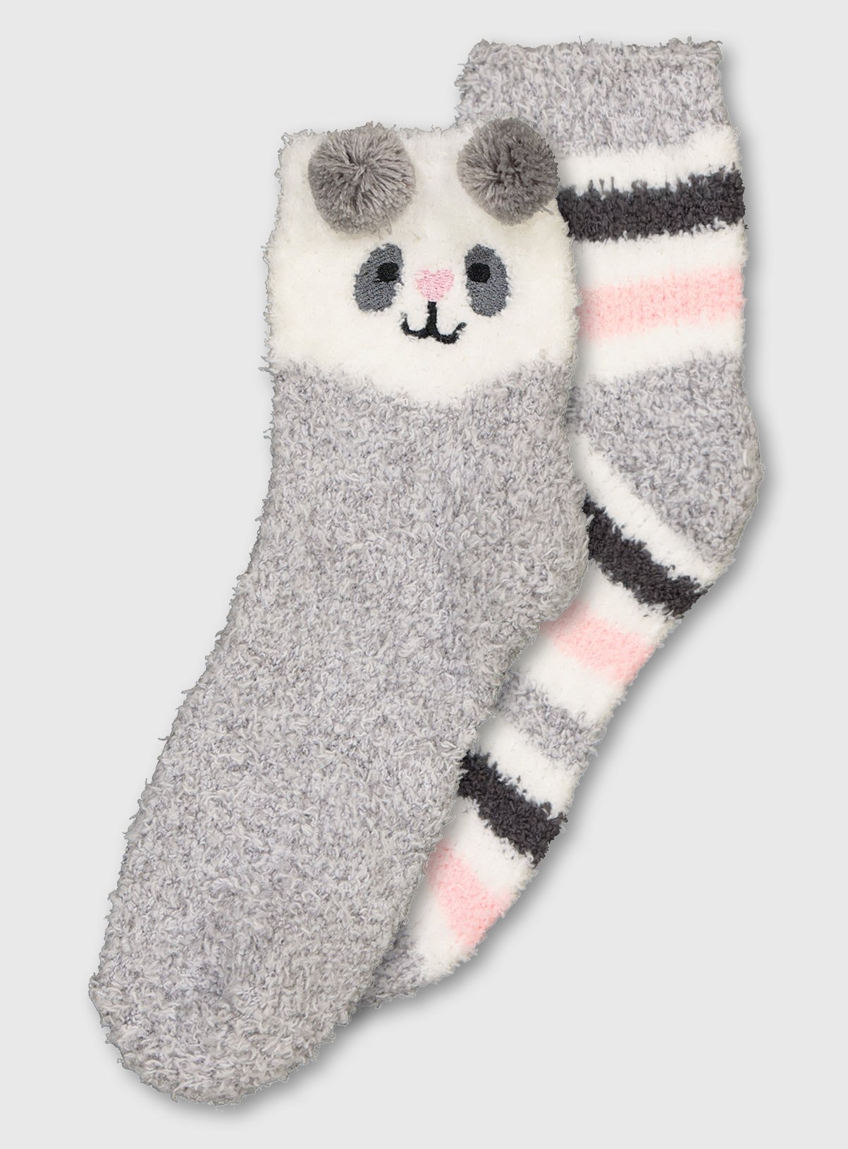 Panda & Stripe Popcorn Cosy Socks 2 Pack Review