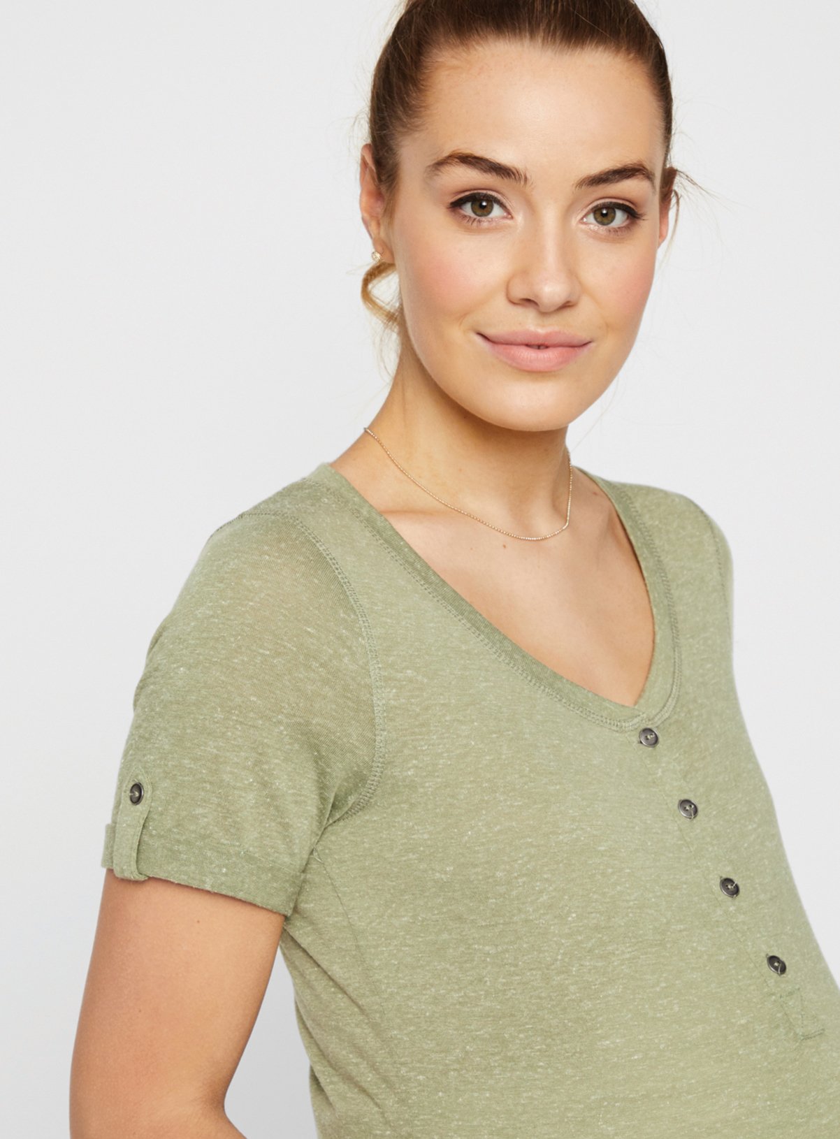 Green Jersey Maternity Top Review