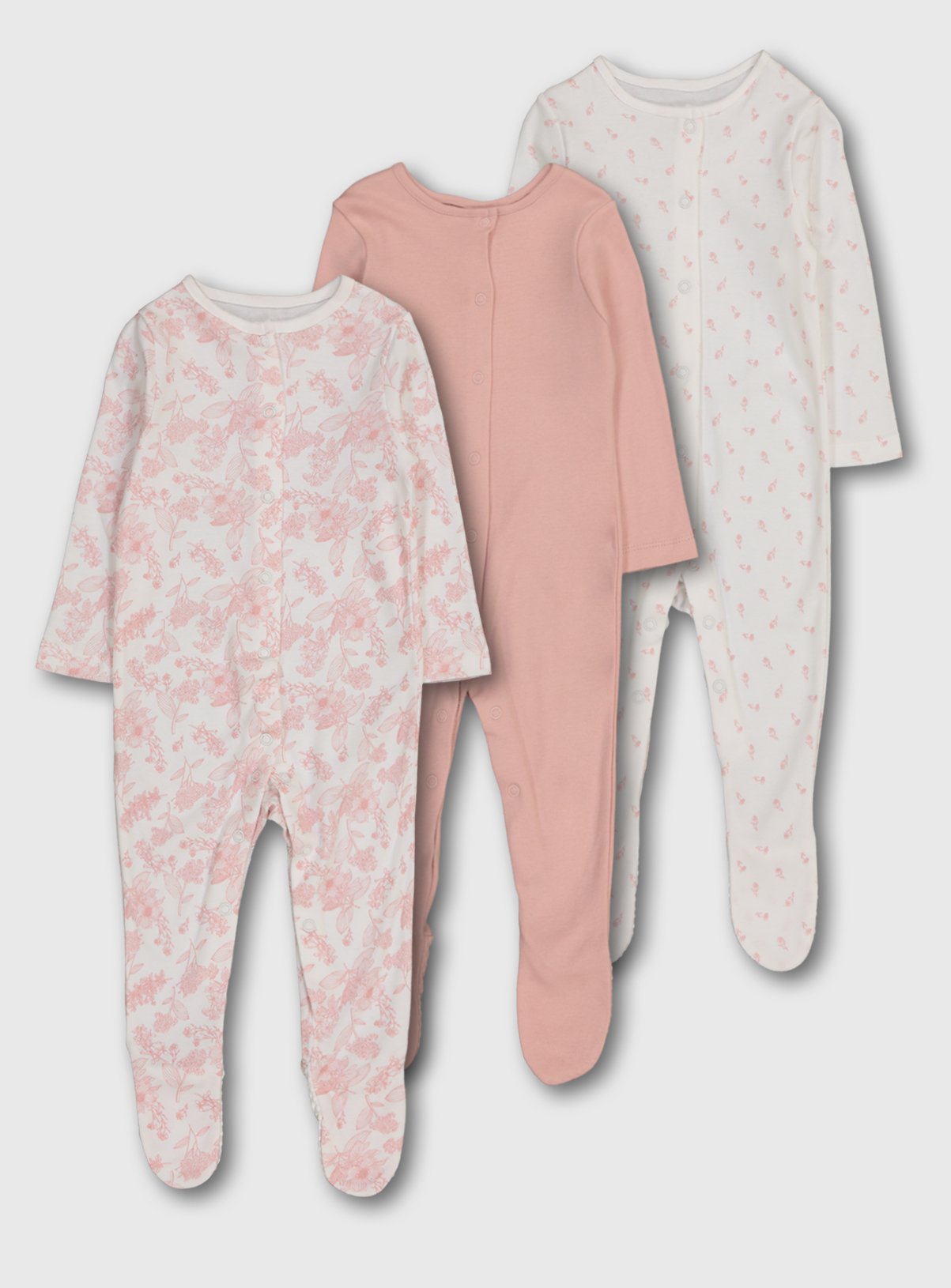 pink sleepsuits