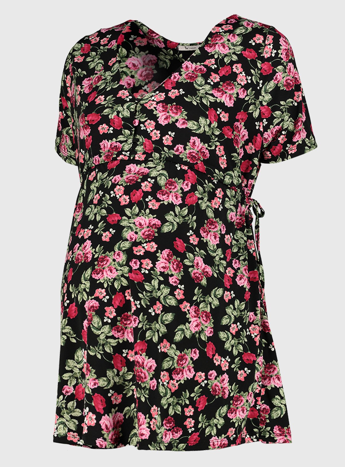 Maternity Floral Print Tie Side Tunic Review