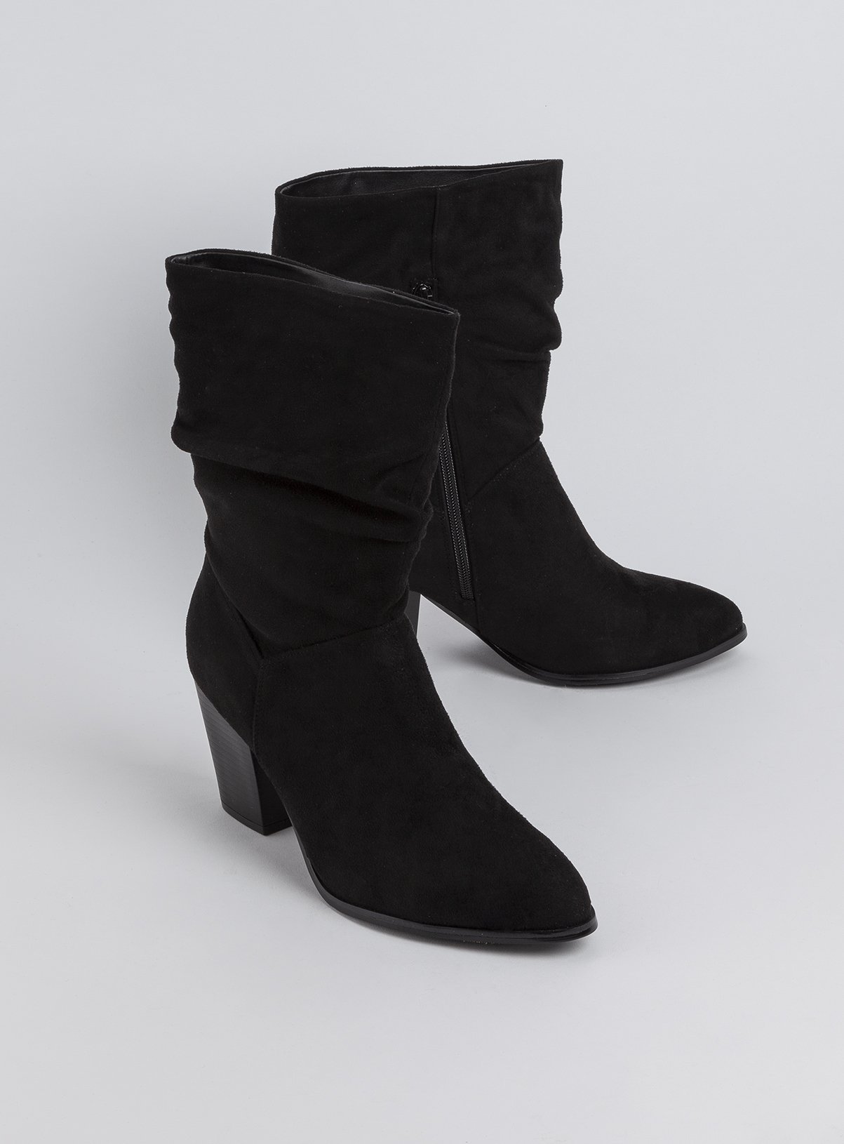 black slouch booties