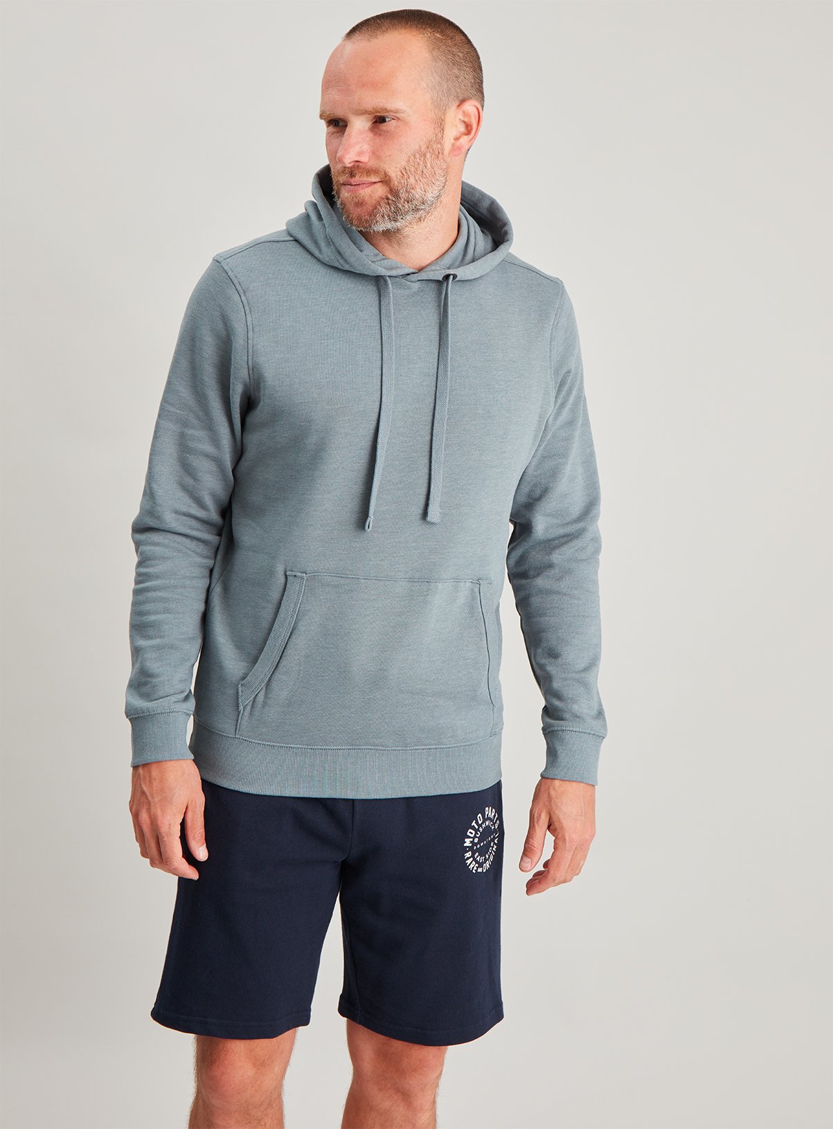 Blue Cotton-Rich Hoodie Review