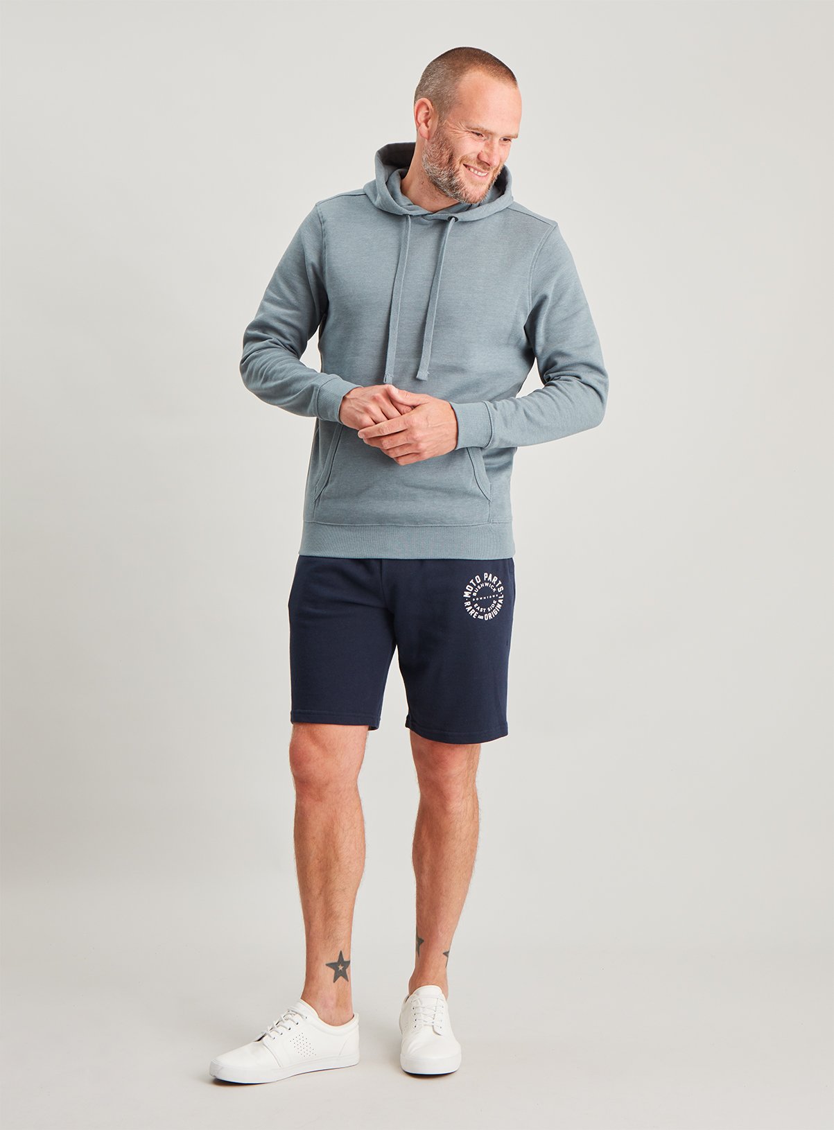 Blue Cotton-Rich Hoodie Review