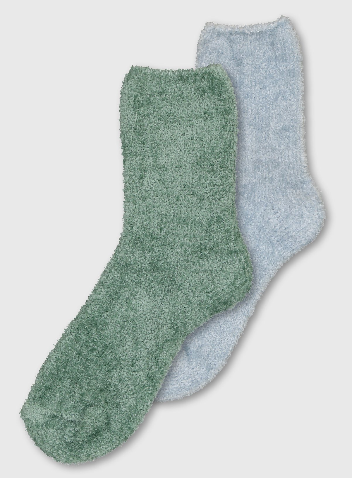 Green Chenille Cosy Socks 2 Pack Review