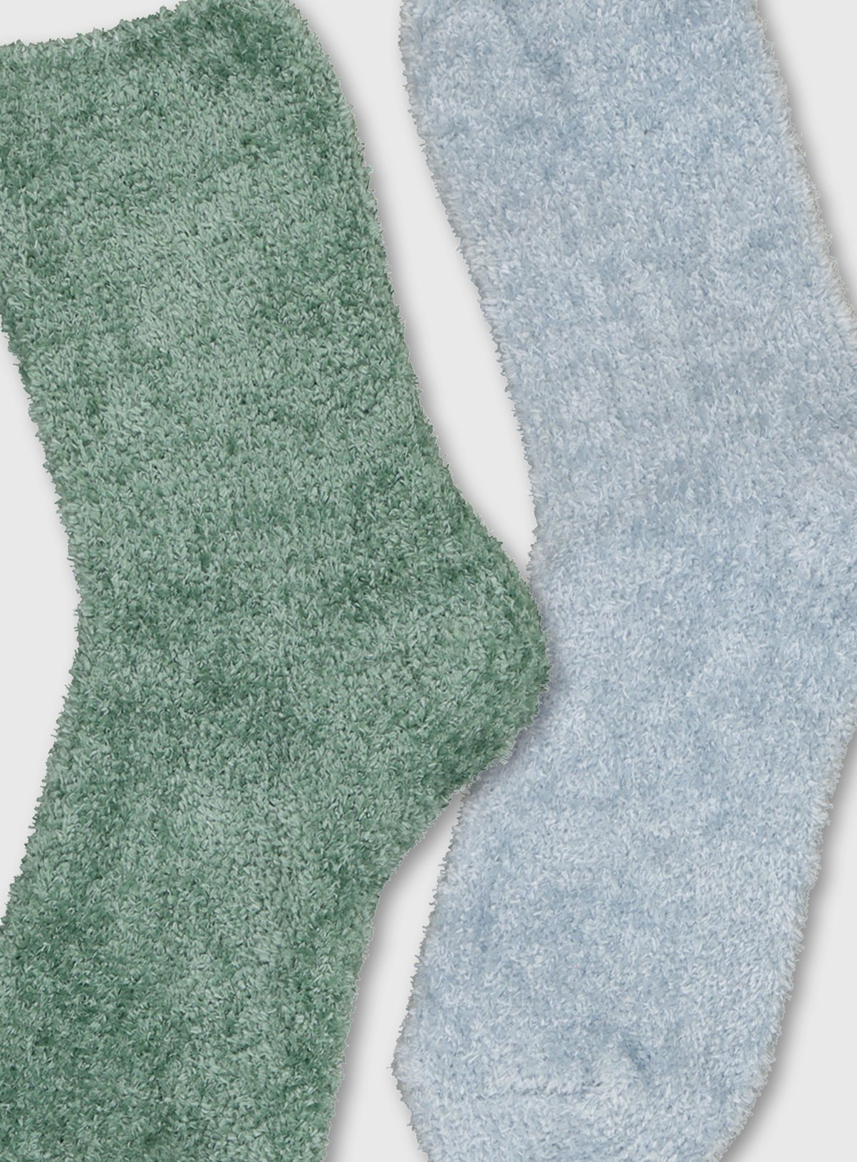 Green Chenille Cosy Socks 2 Pack Review