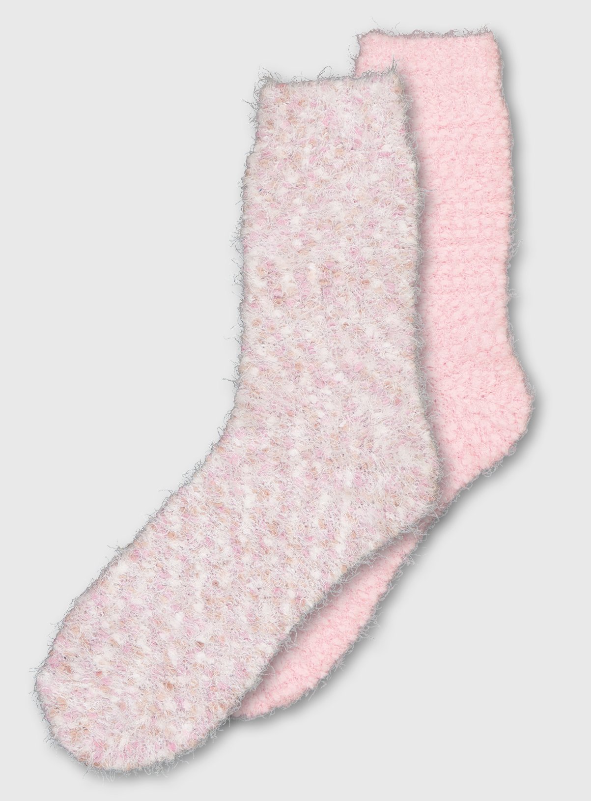 Pink Bobble Fluff Cosy Socks 2 Pack Review