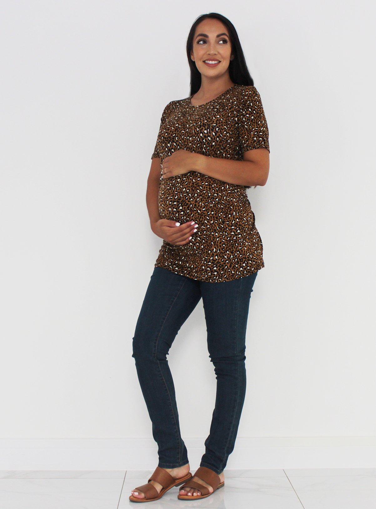 Maternity Leopard Print Jersey Swing Tunic Review