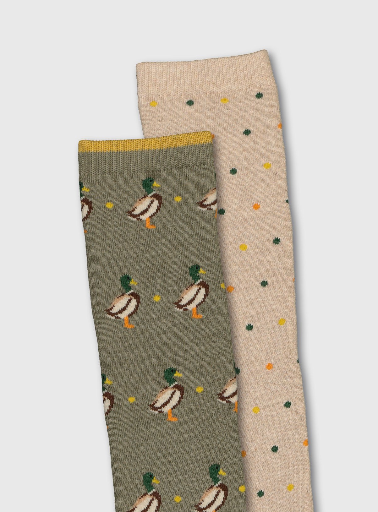 Spotted & Duck Print Welly Socks 2 Pack Review