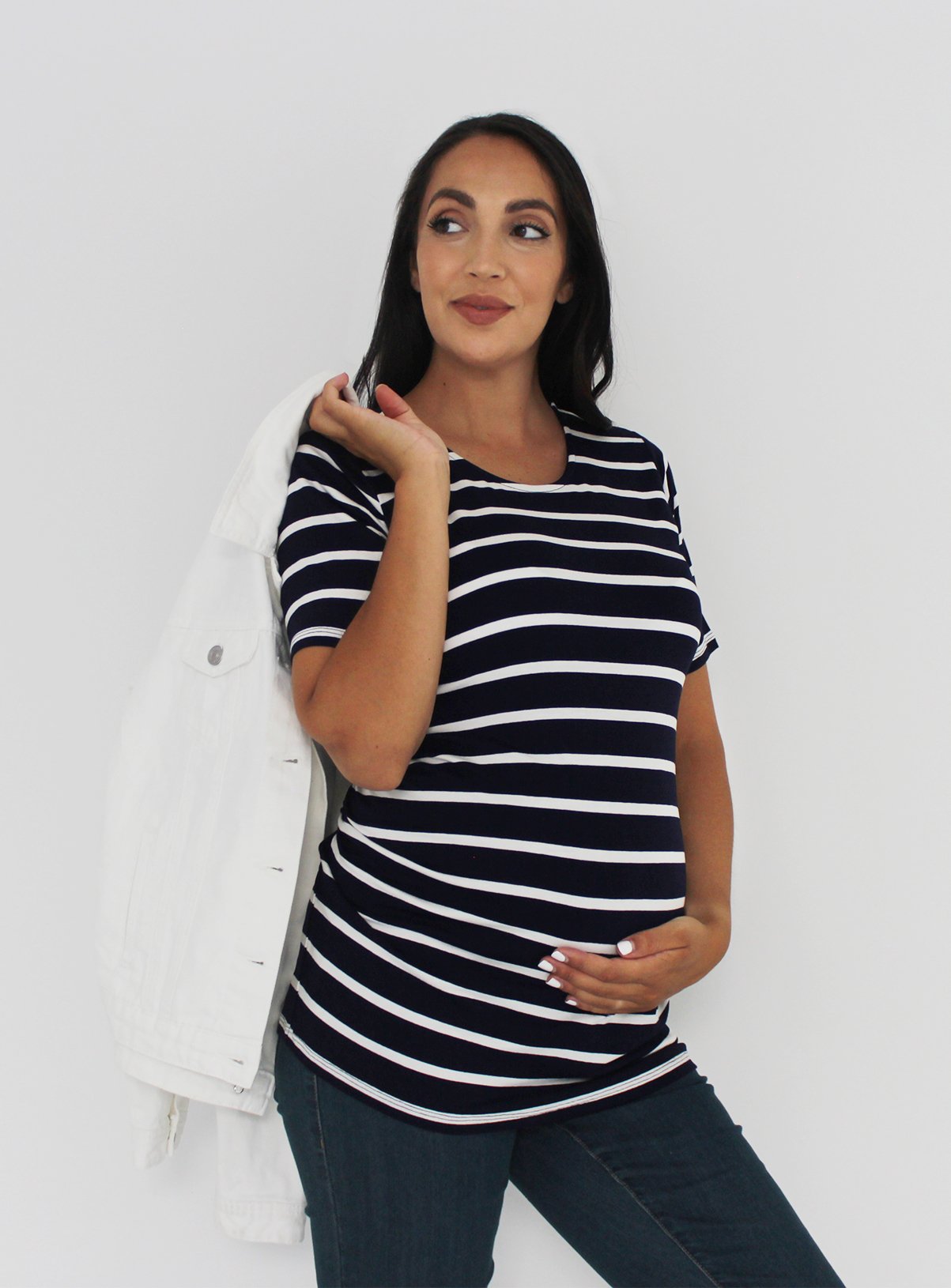 Maternity Nautical Stripe T-Shirt Review