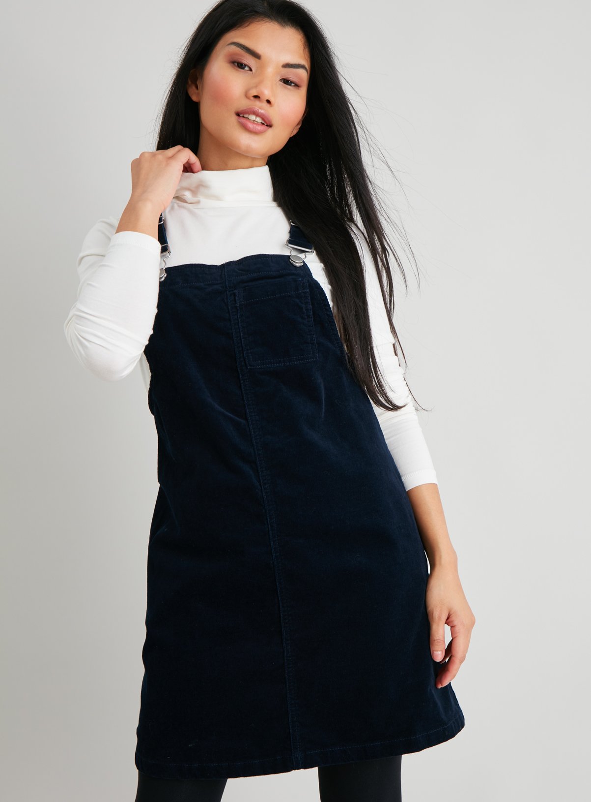 sainsburys denim pinafore dress