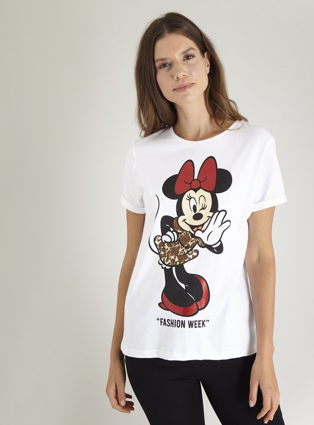 minnie mouse leopard print shirt