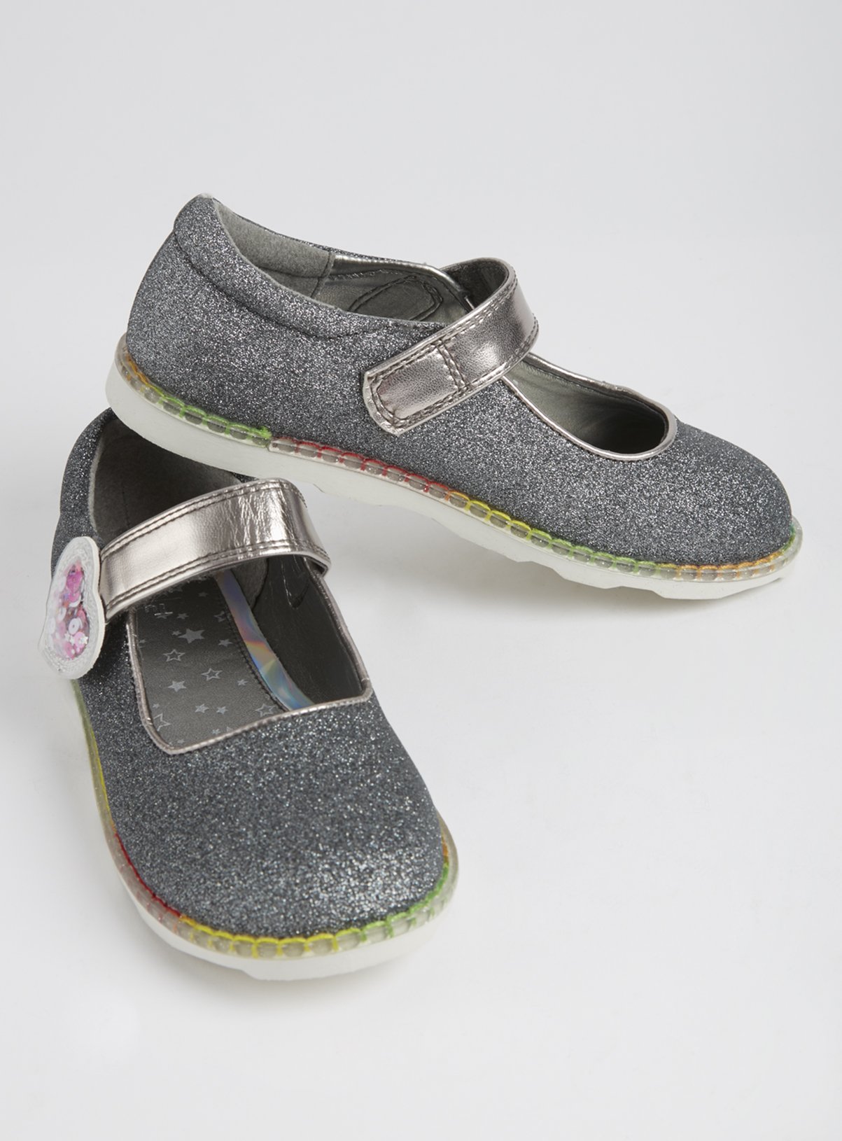 silver mary jane heels