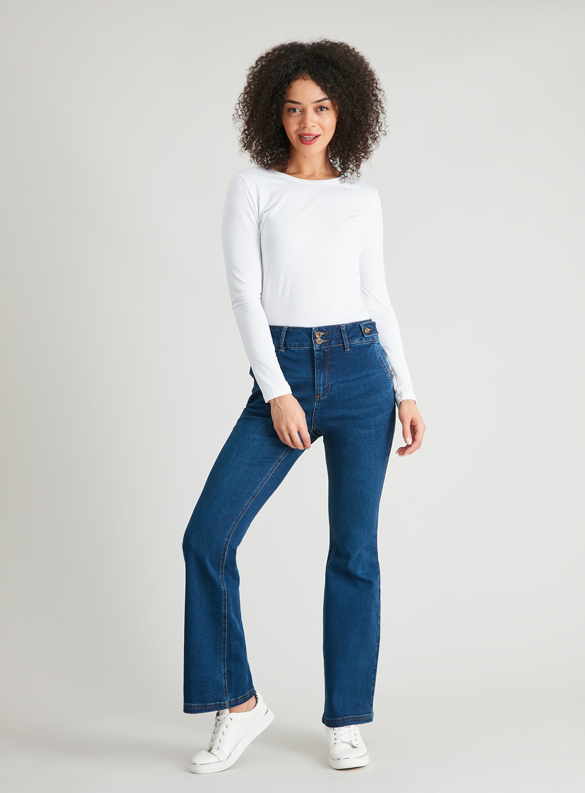 kick flare jeans