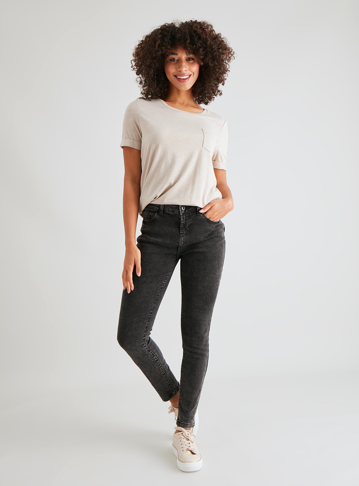skinny acid wash jeans