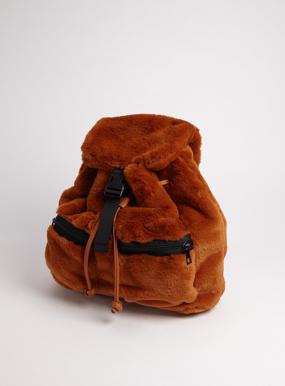 Brown Faux Fur Backpack Review