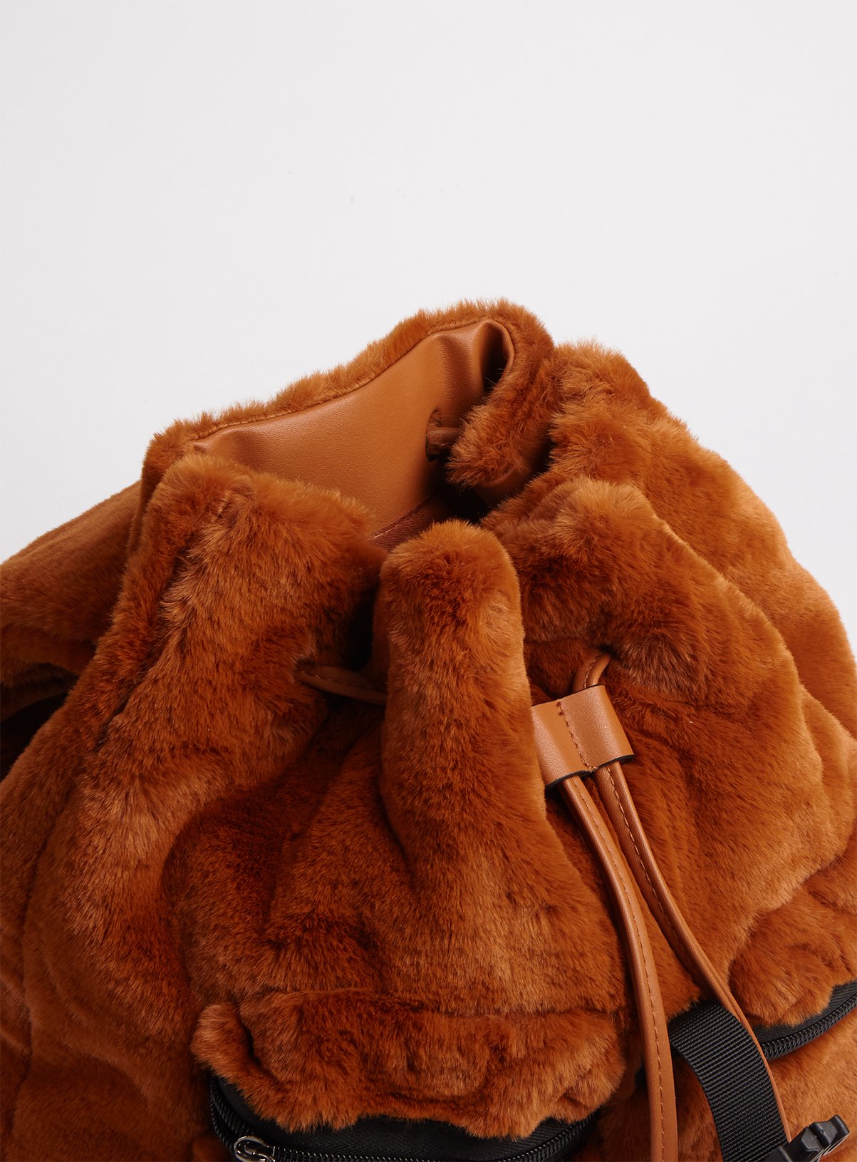 Brown Faux Fur Backpack Review