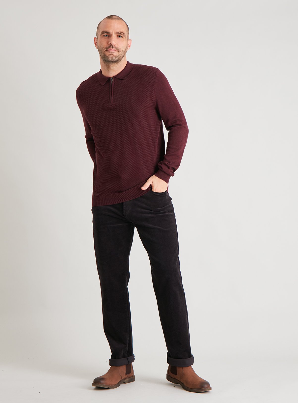 dark purple jumper