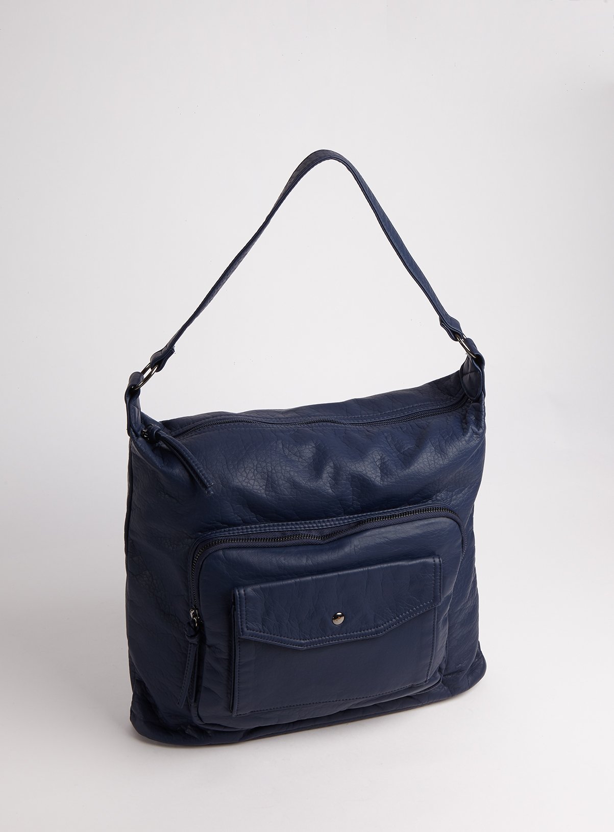 Navy Washed Shoulder Bag Review