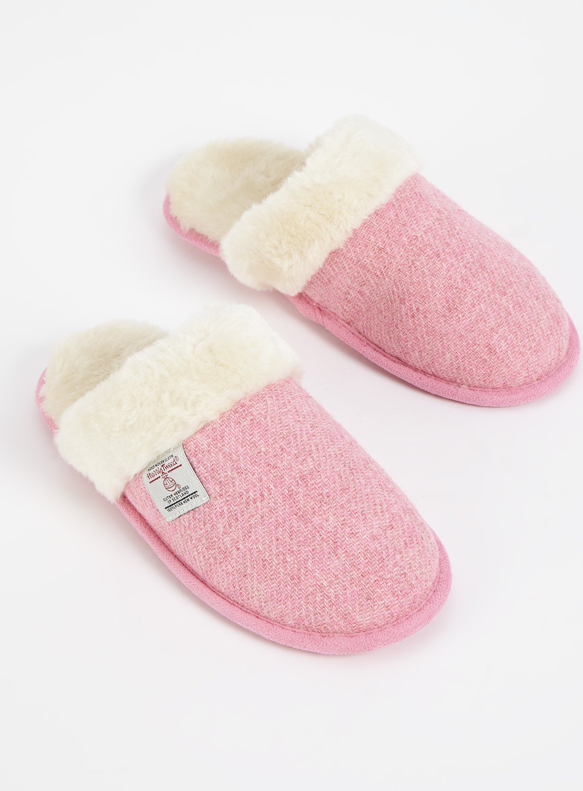 pink mule slippers