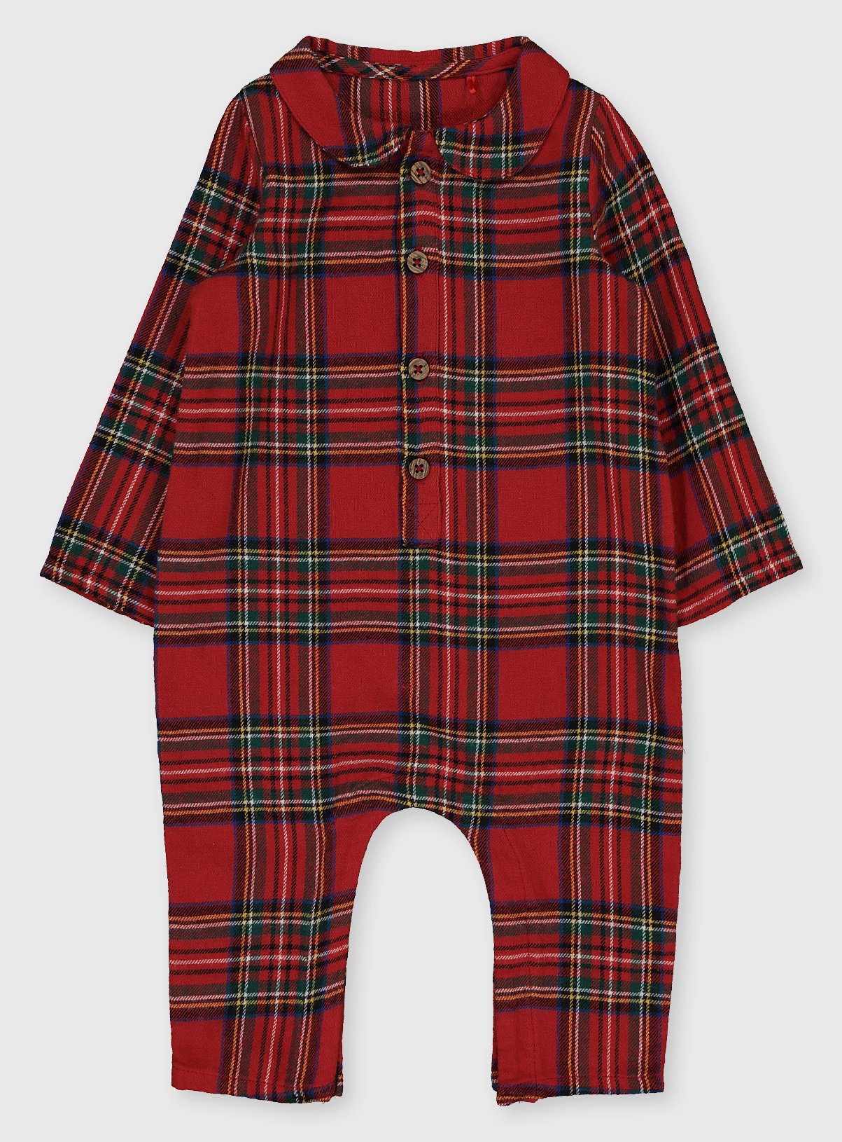 tartan sleepsuit