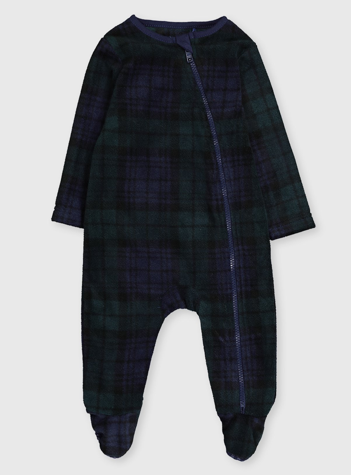 tartan sleepsuit