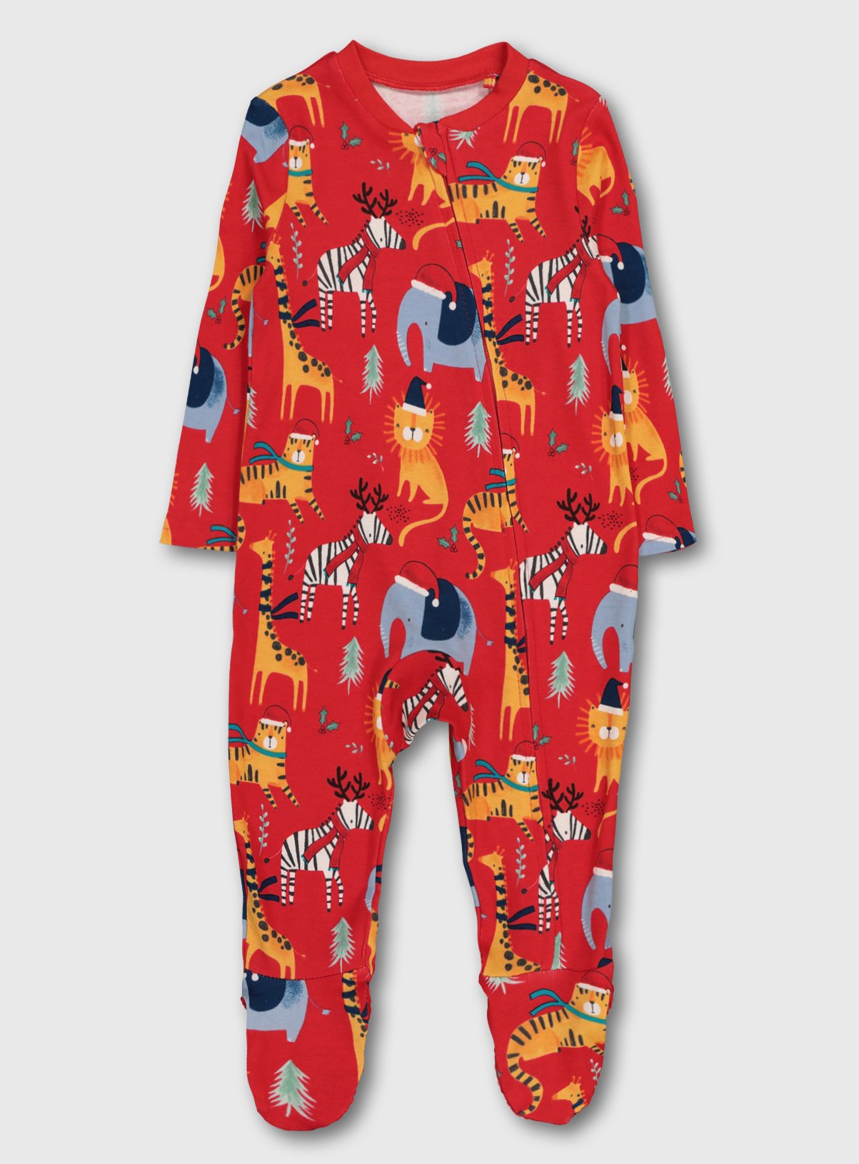 newborn christmas sleepsuit