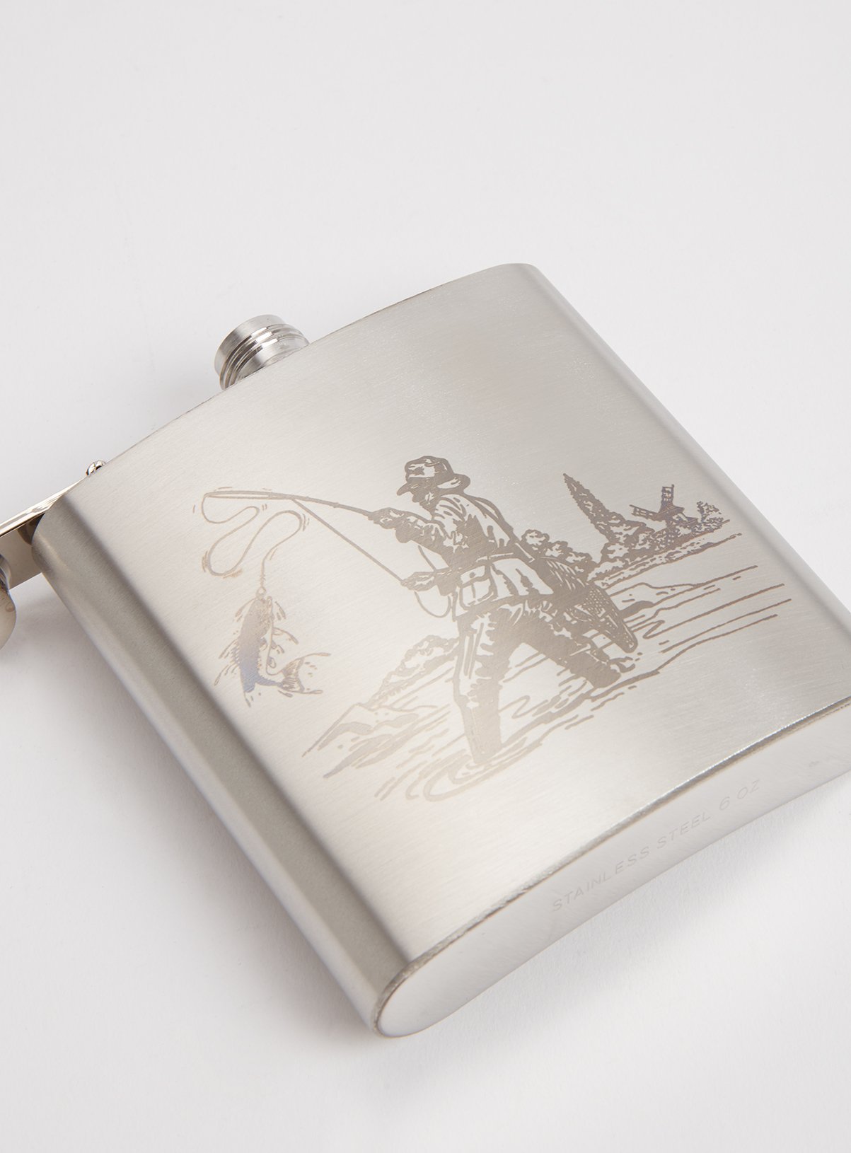 Grey Stainless Steel Fisherman Hip Flask Review