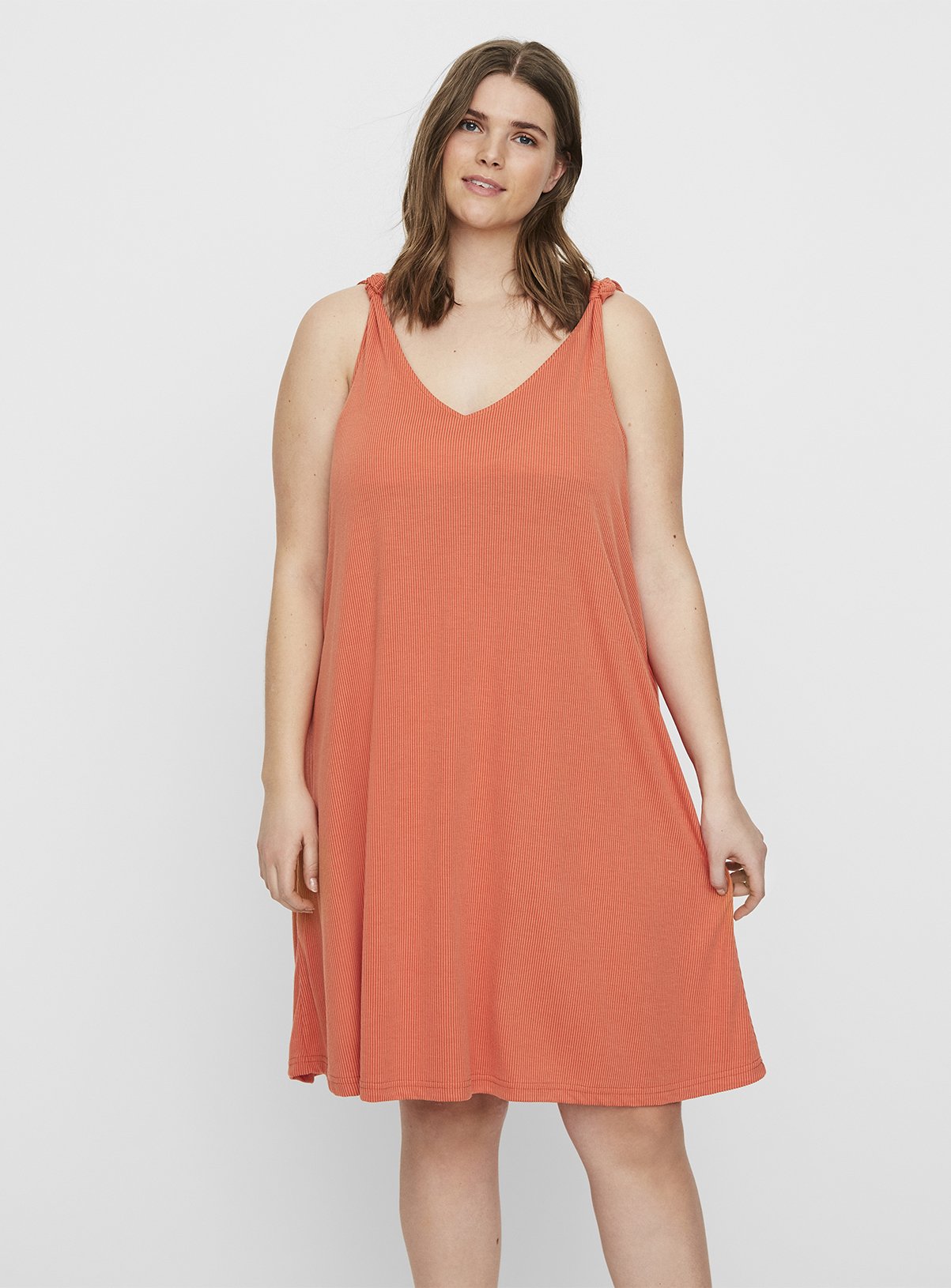 Peach Sleeveless Jersey Dress Review