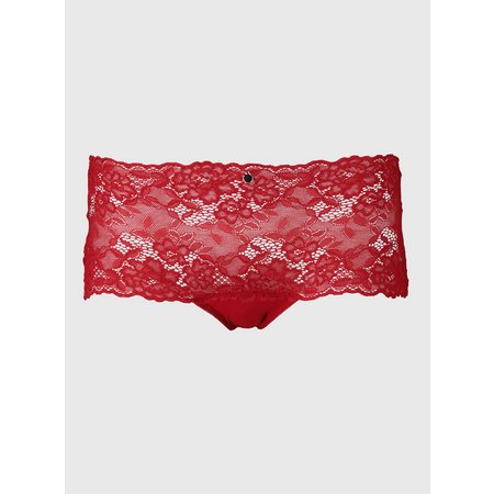 Red Galloon Lace Knicker Shorts - 12
