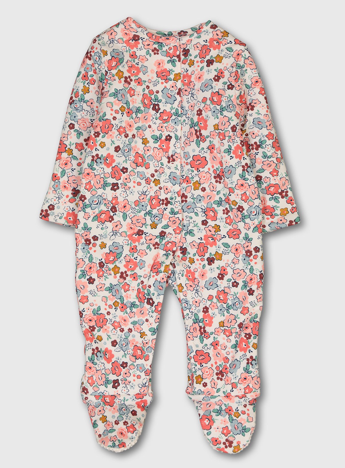 sainsbury's baby girl sleepsuits