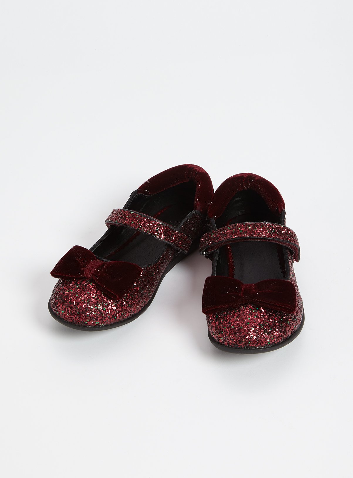 plum velvet shoes