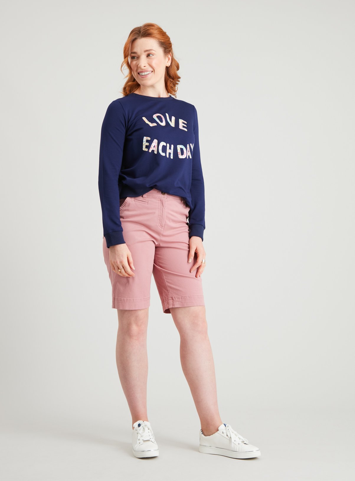 PETITE Navy 'Love Each Day' Sweatshirt Review