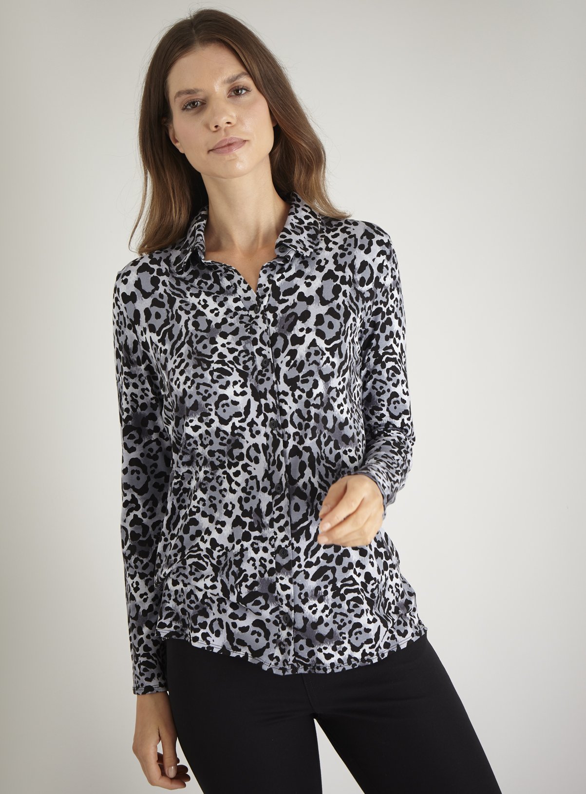 Grey Leopard Print Shirt Review